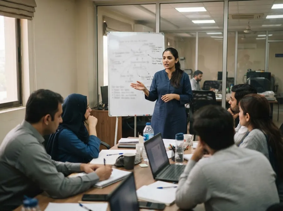 In-house training session in progress